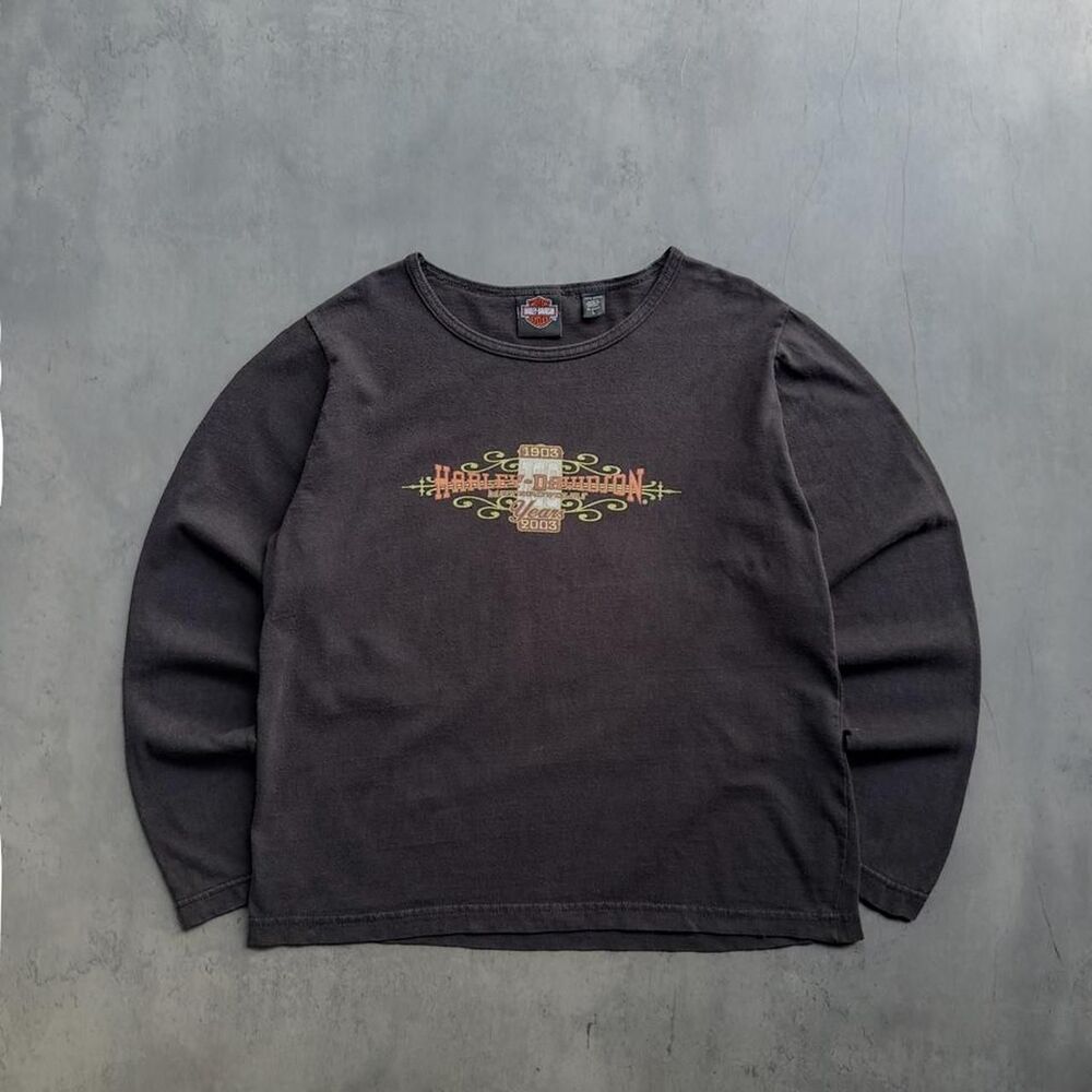 Harley-davidson Women's Black T-shirt